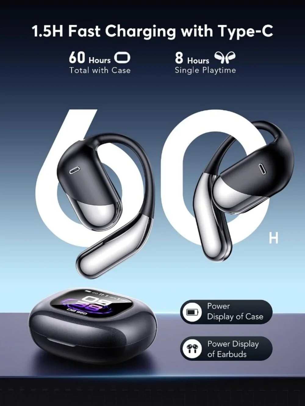 Real-Time 2-Way Translation Earbuds - 198 Languages, Wireless Earphones for